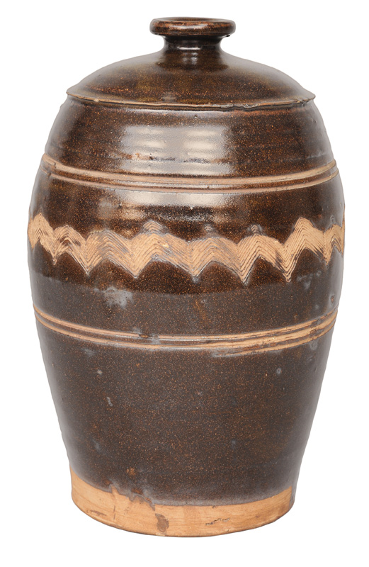 A large vessel with incised decoration