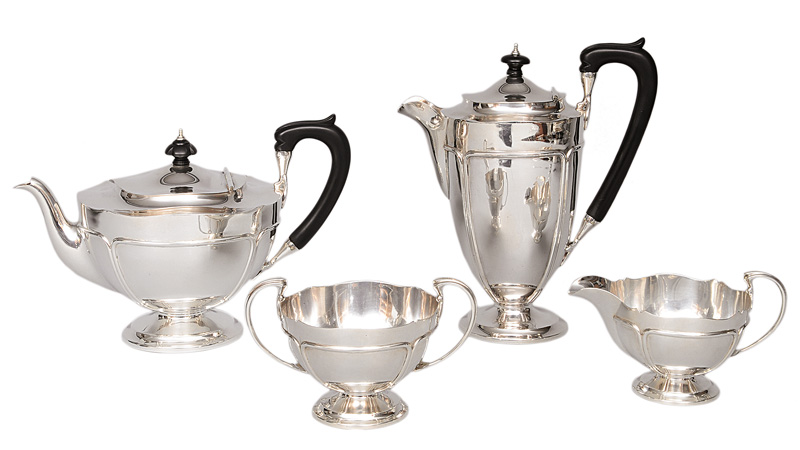 An elegant tea service