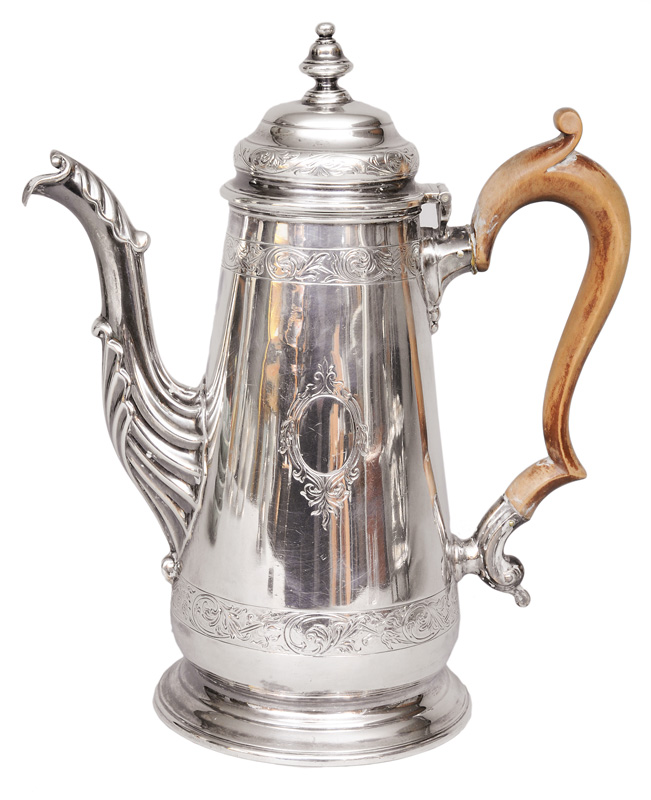 A Georgian coffee pot