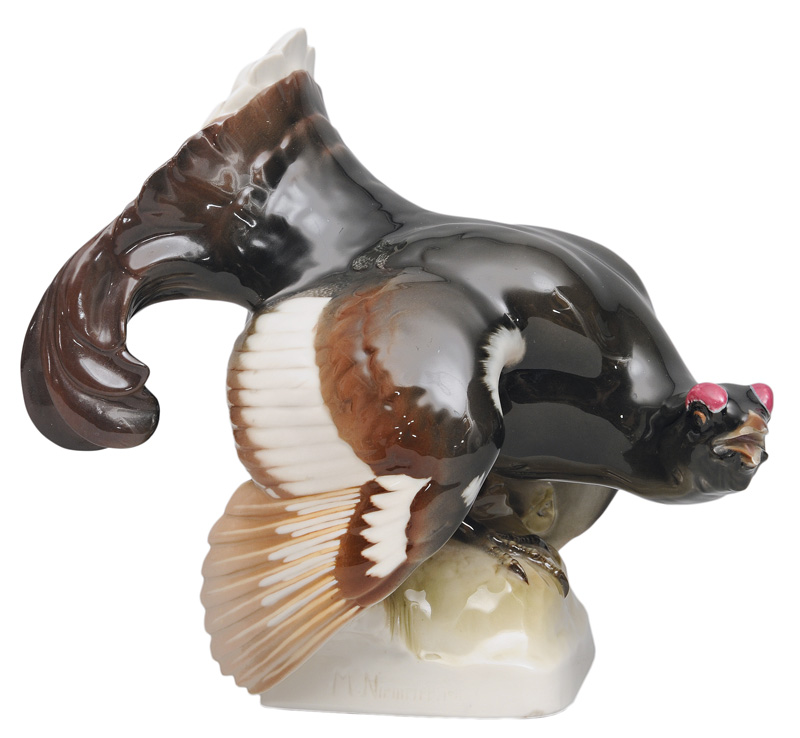 An animal figurine "Capercaillie"