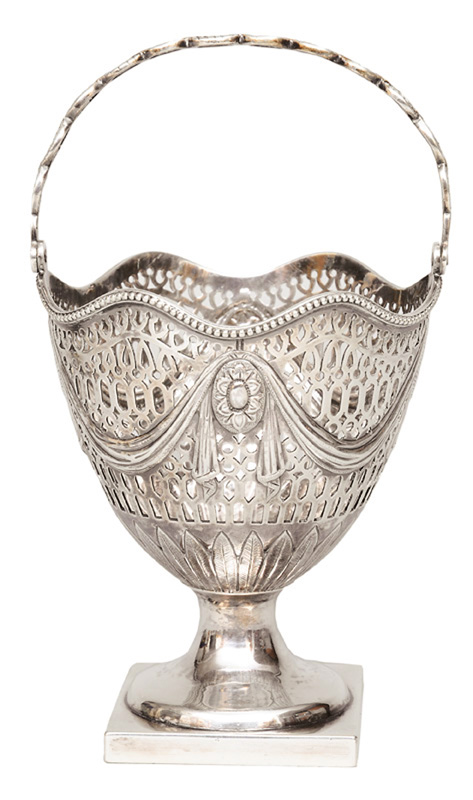 A Georgian open-worked basket