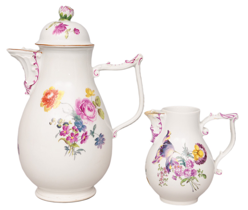A set of 2 pots "German Flower"