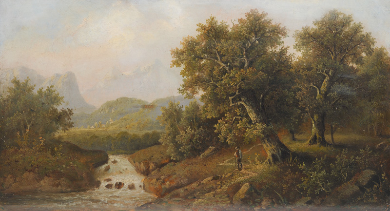 Alpine River Landscape