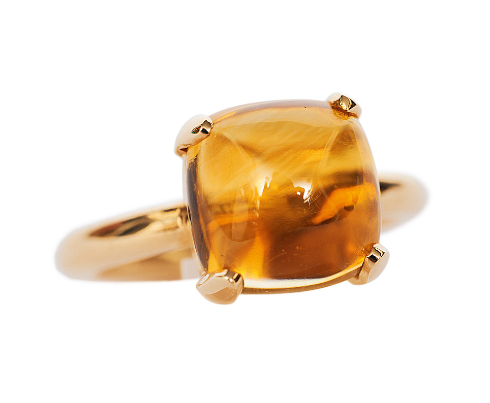 A citrine ring