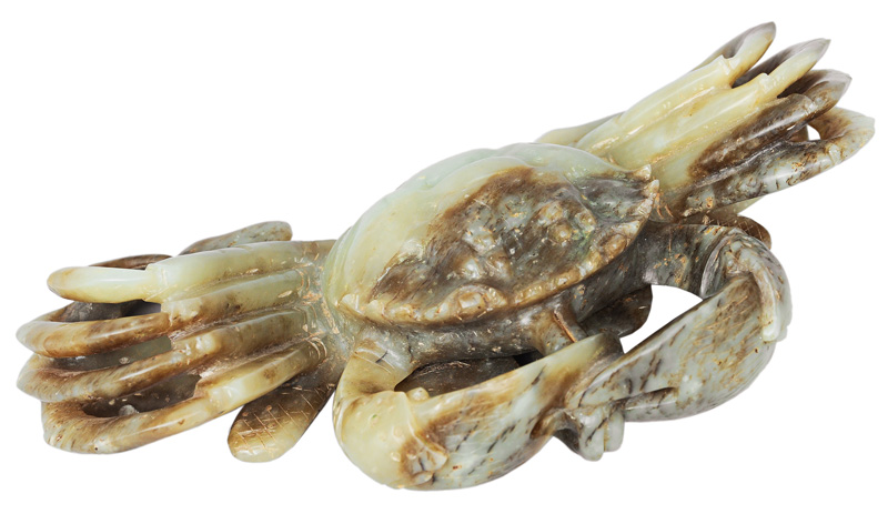 A jade-figurine "crab"