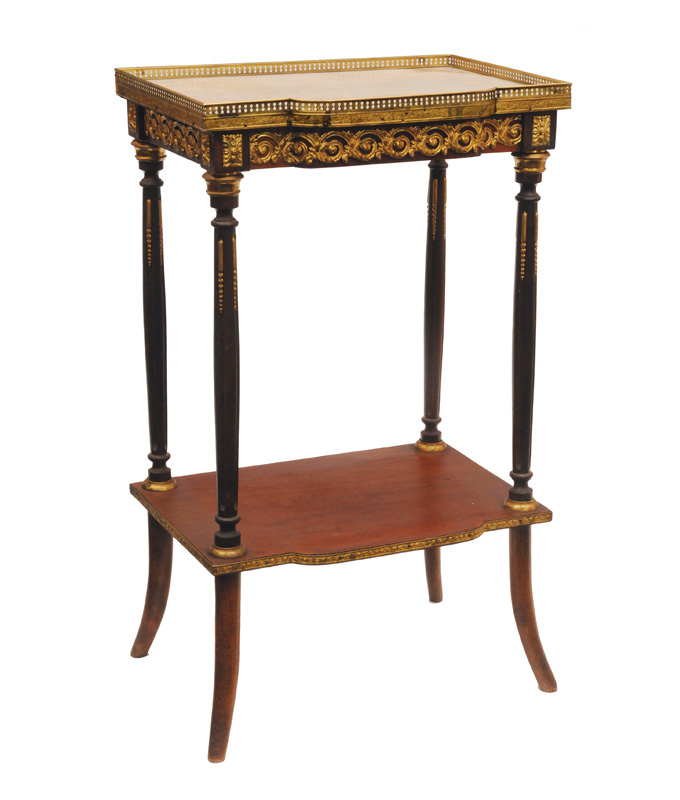 A small table in the style of Napoleon III