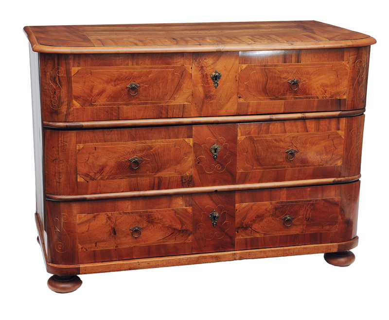 A Baroque chest of drawers