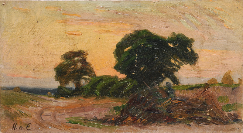 Landscape in Sunset