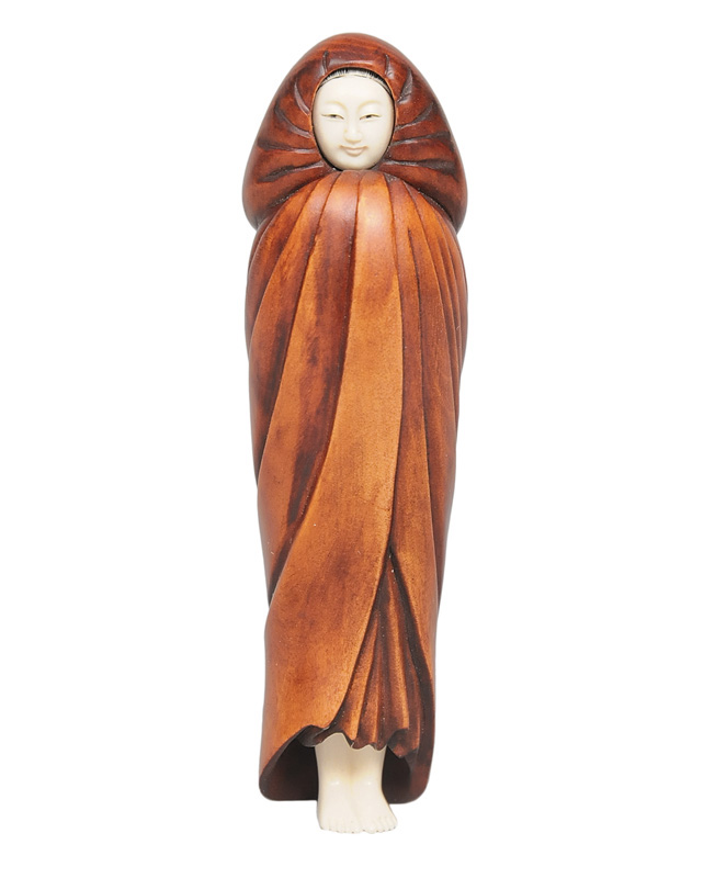 An erotic netsuke