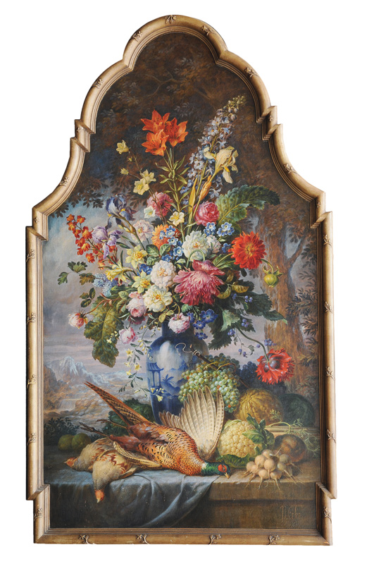 Splendid Flower Still Life with Game