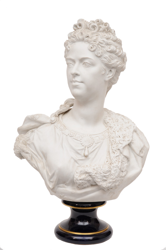 A tall Sèvres-bust "Marie Antoinette"