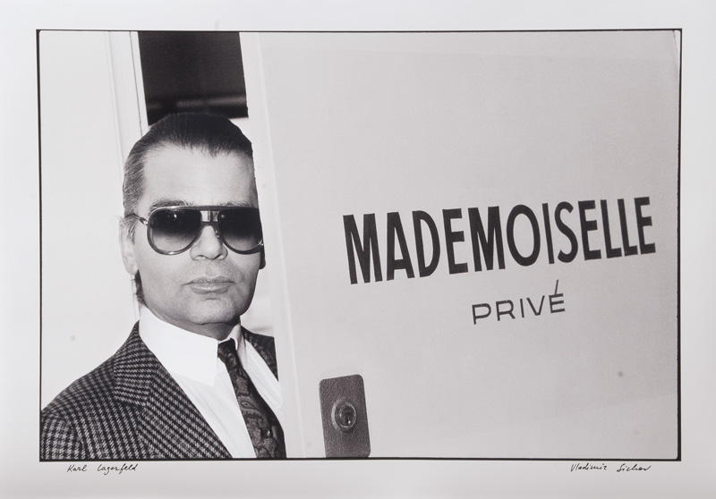Vladimir Sichov - Portrait Karl Lagerfeld Portrait Karl Lagerfeld