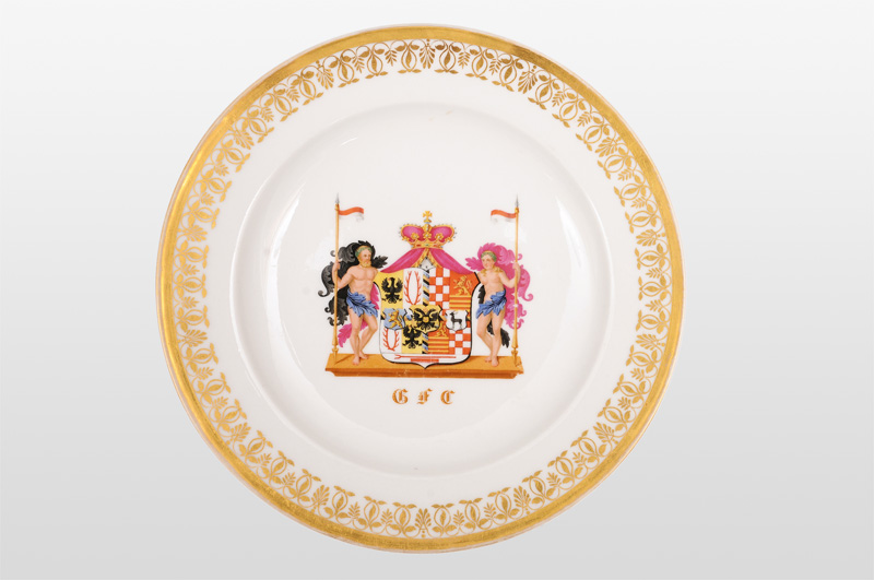 An armorial plate of the principality Schwarzburg-Rudolstadt