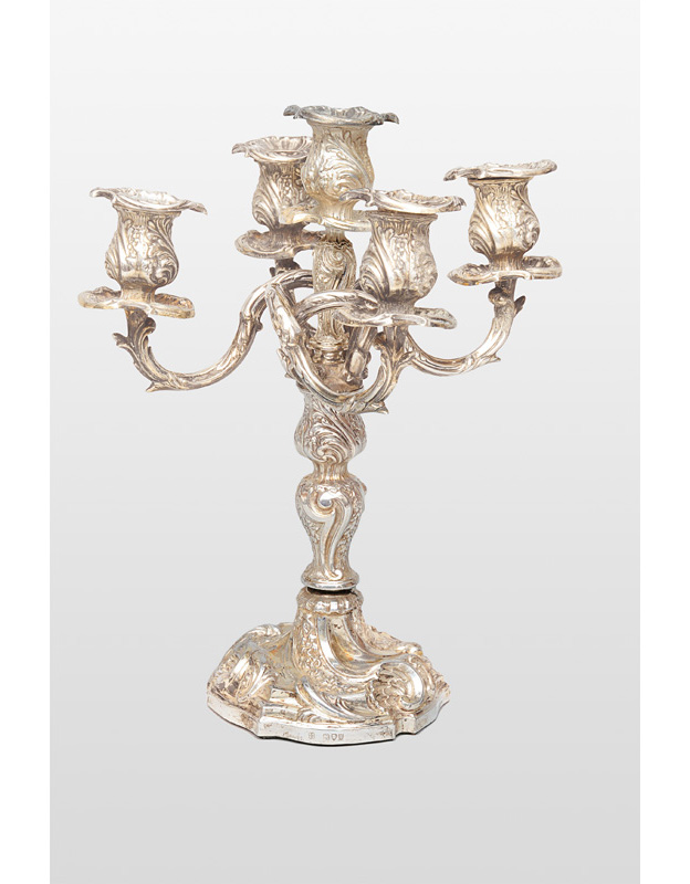 A Victorian candelabra