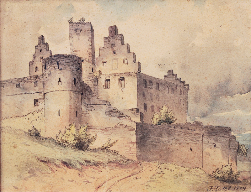 Franz Ludwig Catel - Burg Trimburg Burg Trimburg