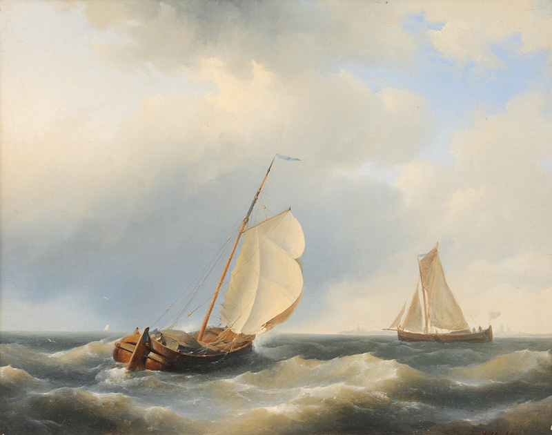 Ewer auf See