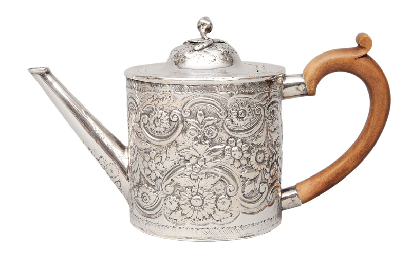 A Georg III teapot