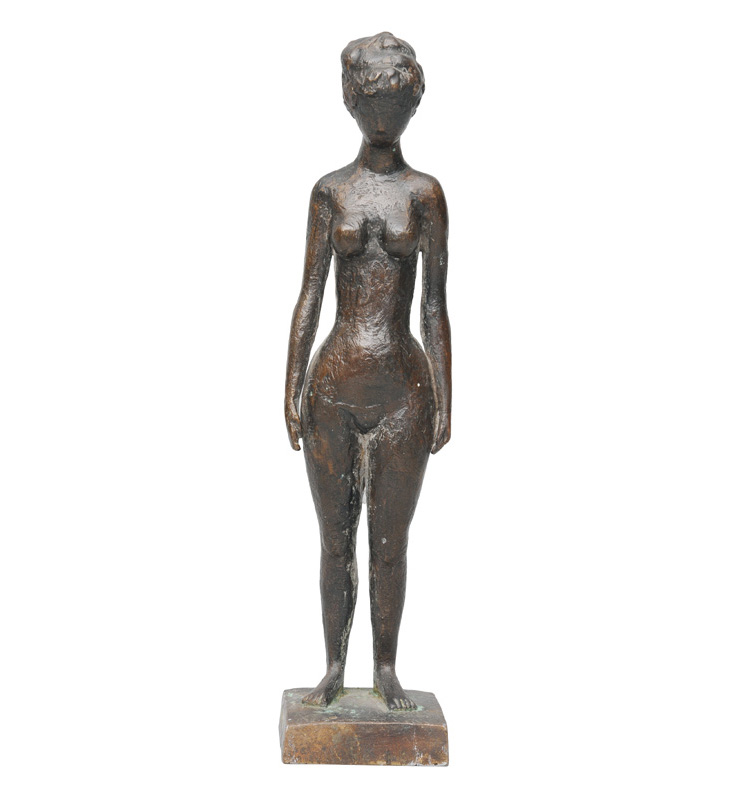 A bronze figure "Small nude"