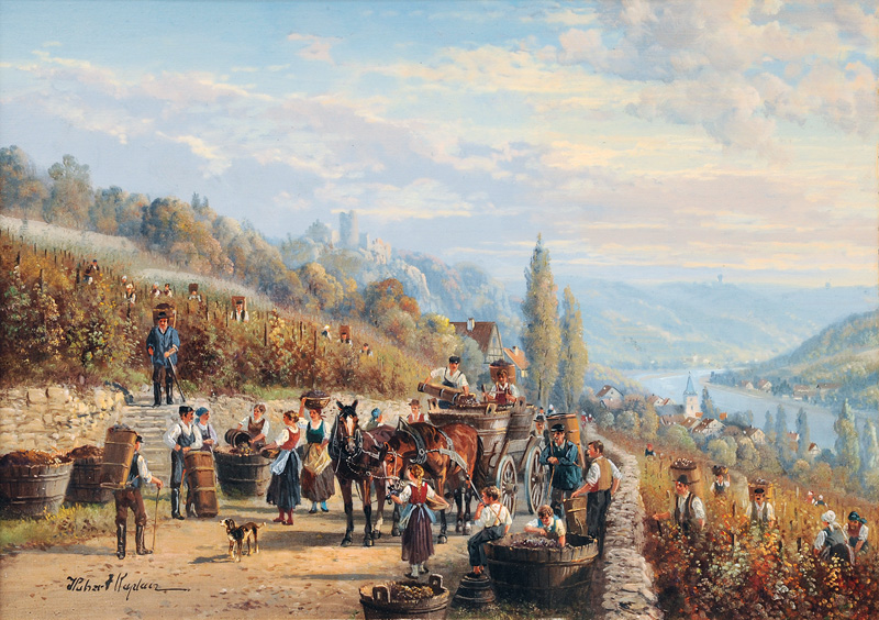Grape Gathering by the Moselle