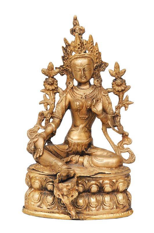 A bronze figurine "Tara"