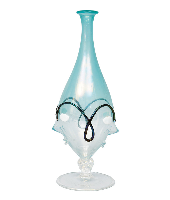 A glass vase "Aspetto"
