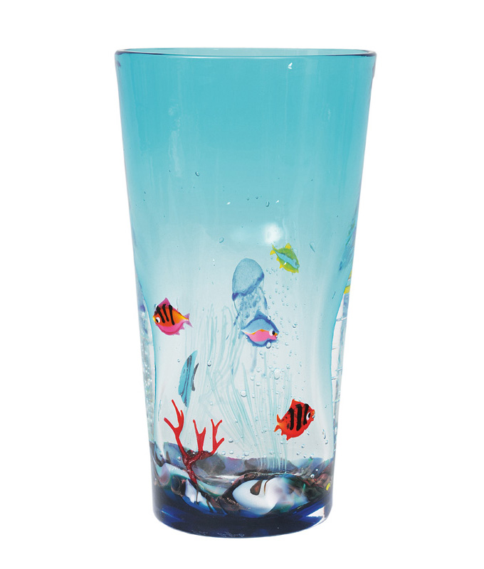 A glass vase "Acquario"