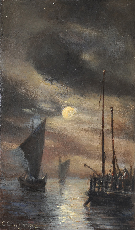 Moonlit Harbour