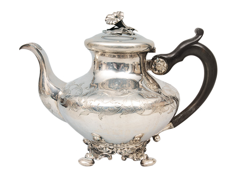 A Biedermeier coffee pot