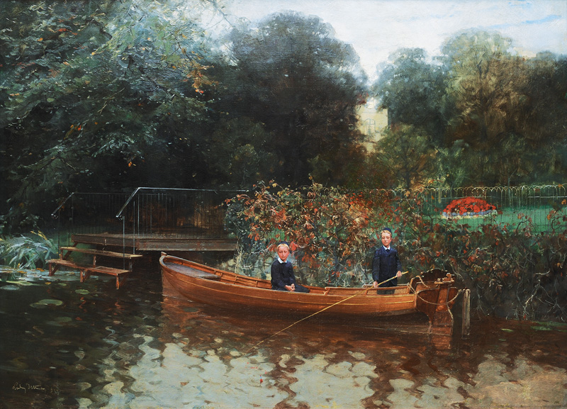 Children in a Boat on the Feenteich