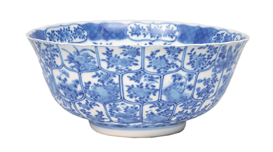 A bowl with fine scale decoration