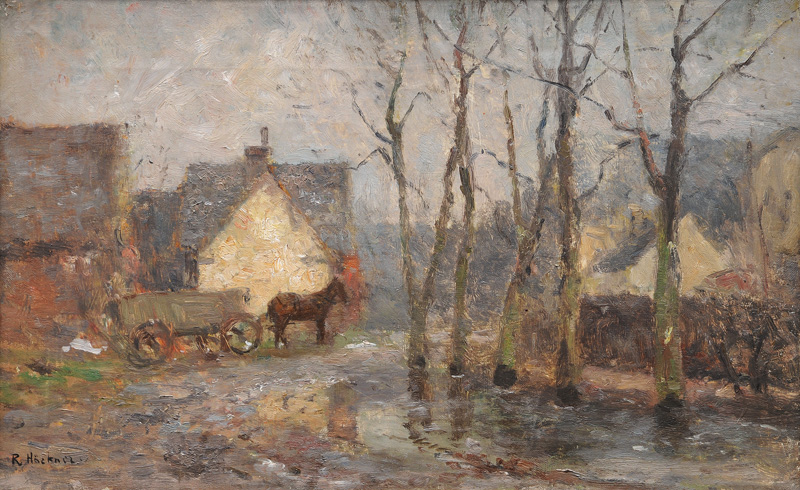 Rudolf Höckner - Landscape in Niendorf Landscape in Niendorf