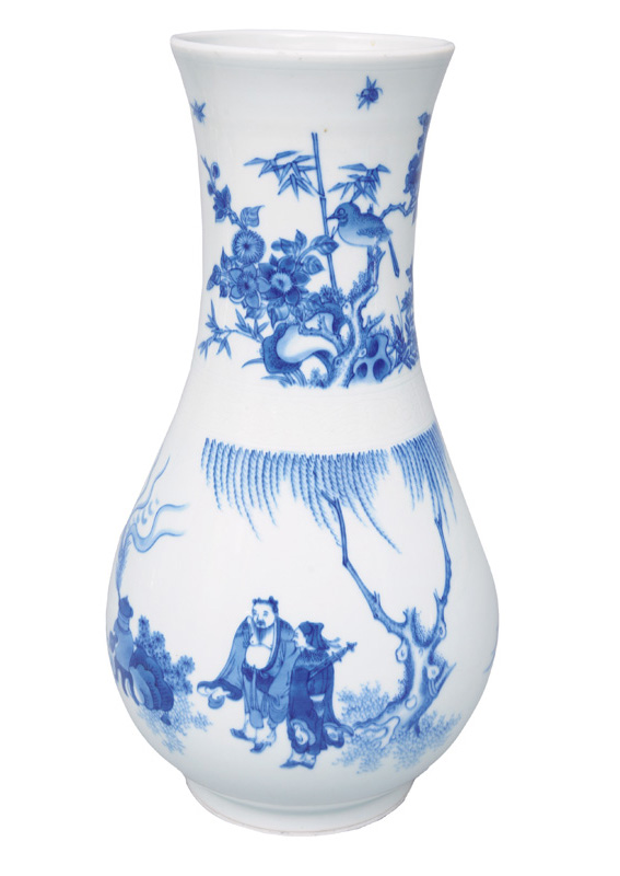 A fine vase with figural scene