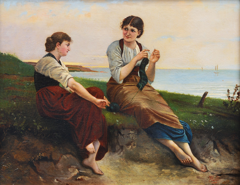 Two Women on the Beach