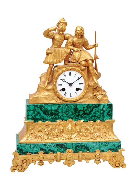 A Louis-Philippe mantle clock