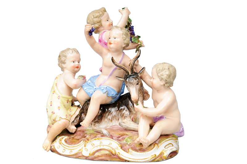 An allegorical figurine group "Autumn"