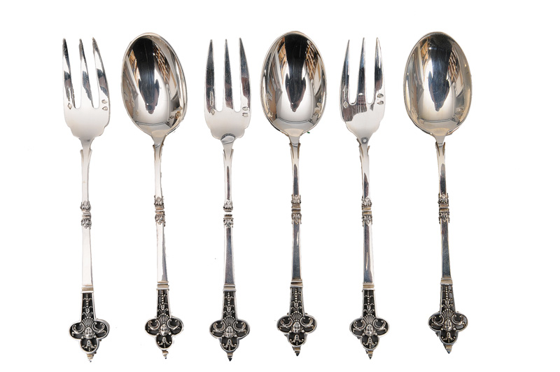 A dessert cutlery "Renaissance" for 12 persons