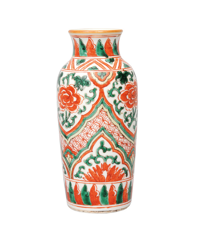 Kleine Wucai Rouleau-Vase