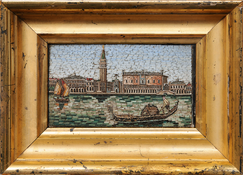 Mikromosaik "Der Markusplatz in Venedig"