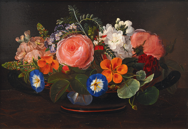 Bunch of Flowers in a Bowl
