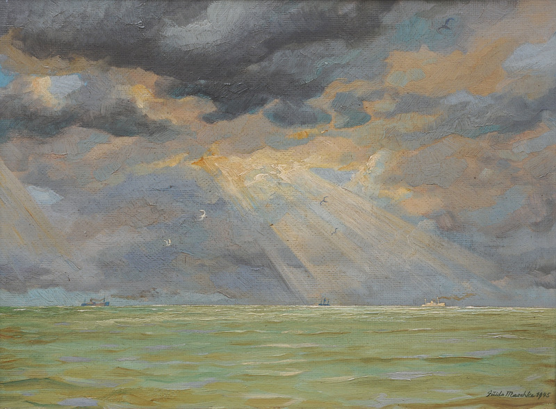 Guido Maschke - Aufkommende Flut im Duhner Watt II Aufkommende Flut im Duhner Watt II