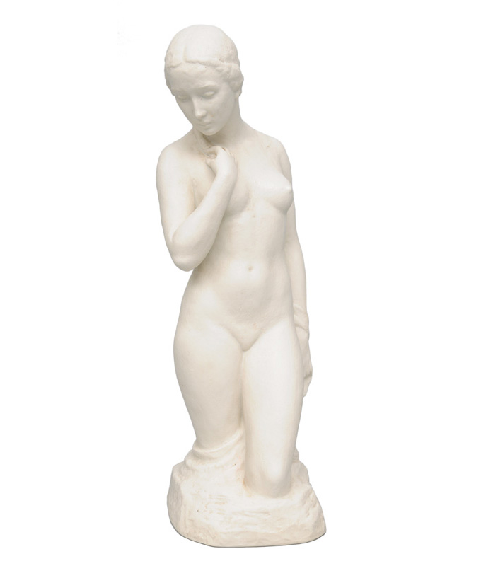 A porcelaine figure "Female nude"