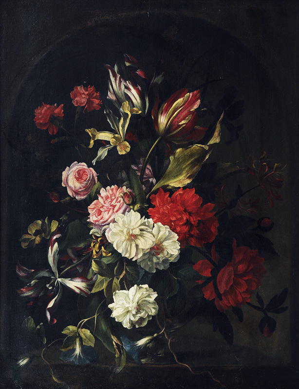 Flower Still Life in a Niche