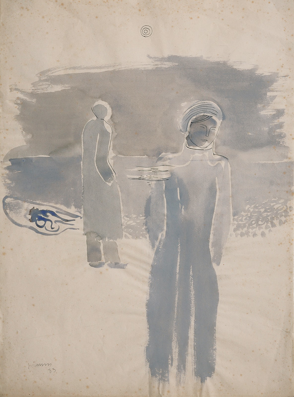 Figures on the Beach