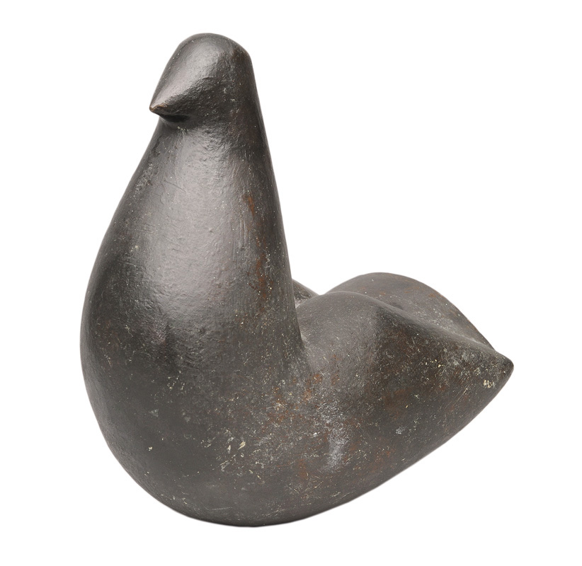 A bronze figure "Pigeon"