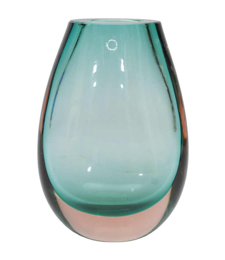 A glass vase "Sommerso"