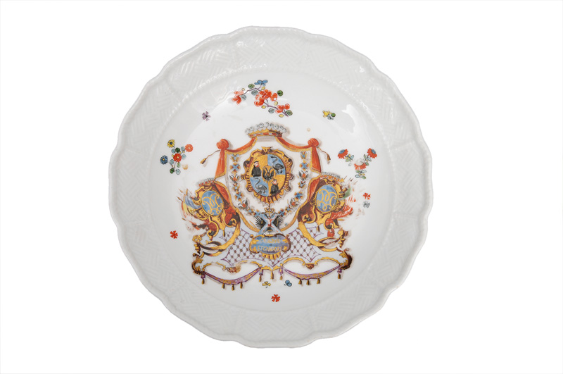 An armorial bowl from the famous "von Münnich-Service"