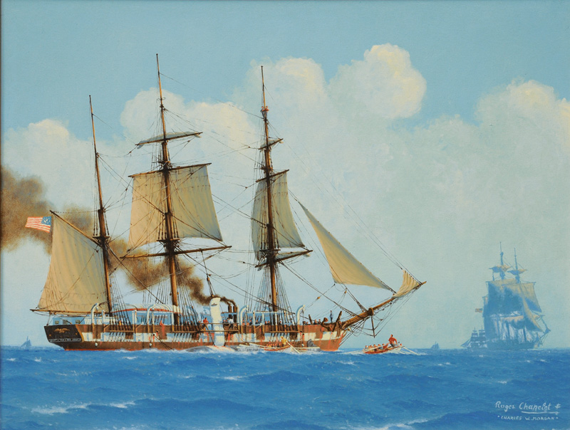 Der amerikanische Walfänger Charles W. Morgan