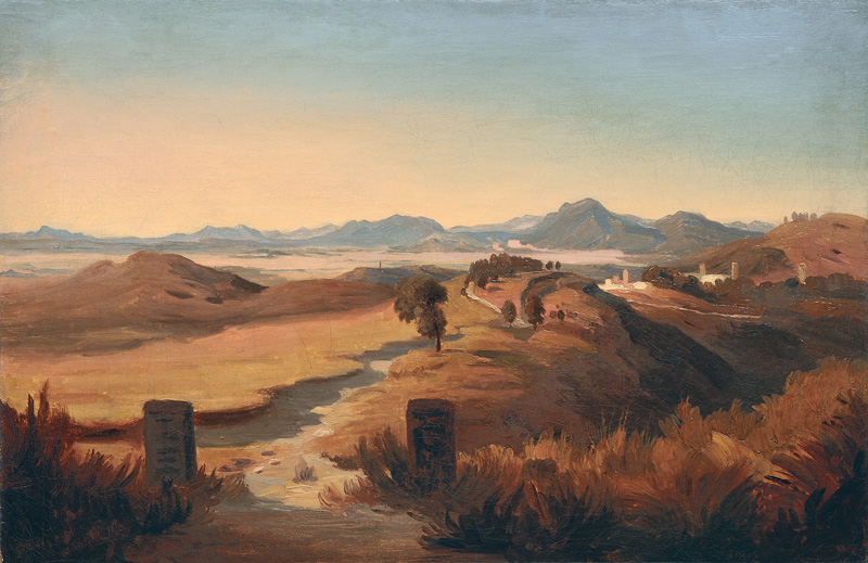 Landscape in the Alban Hills