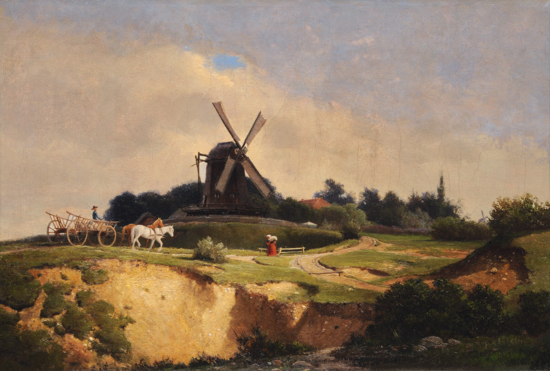 Berend Goos - Roland"s Mill in Ottensen Roland"s Mill in Ottensen