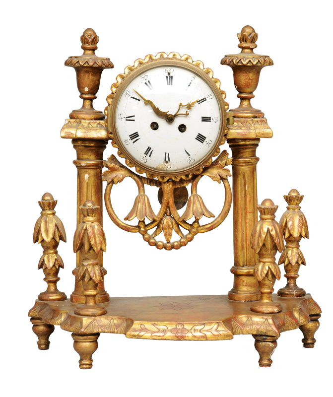 A Louis- Seize mantle clock